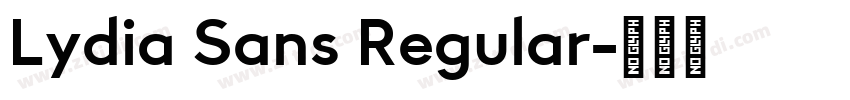 Lydia Sans Regular字体转换